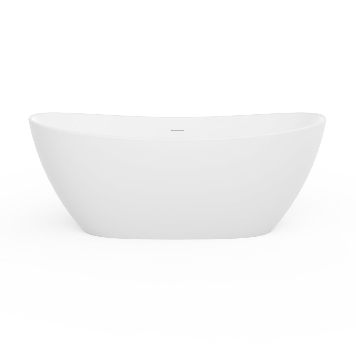 73 Inch Artificial Stone Solid Surface Freestanding Bathroom Bathtub