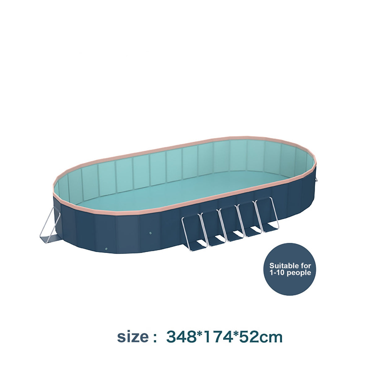 3.65m PVC Folding Pool – Not Inflatable