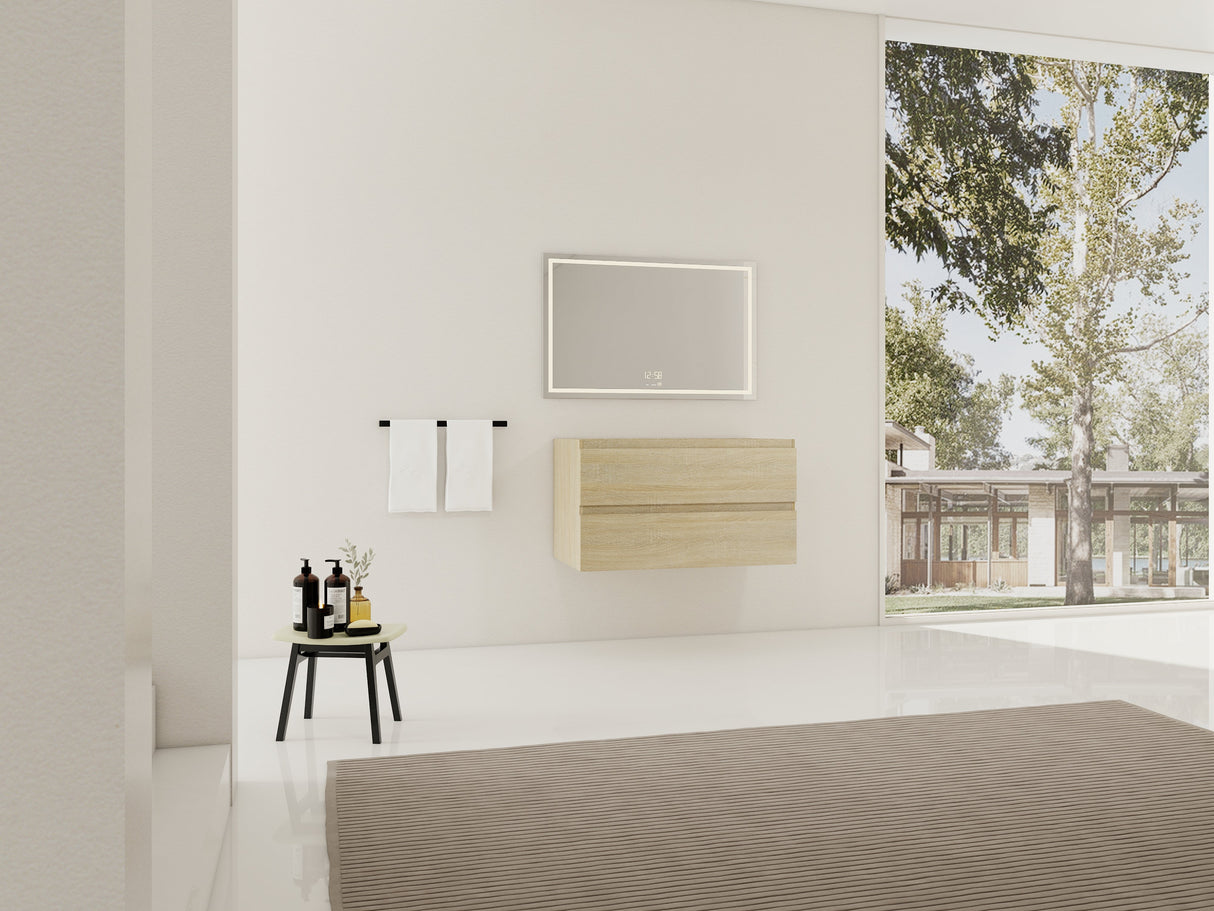 36" Wall-Mounted Bathroom Vanity Cabinet