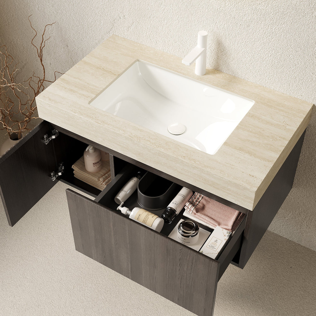 MURI 36" Bathroom Vanity & Sink