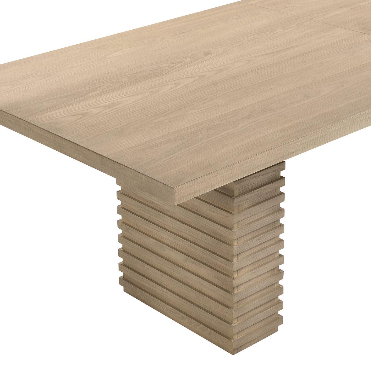 95-Inch Dining Table in Light Ash