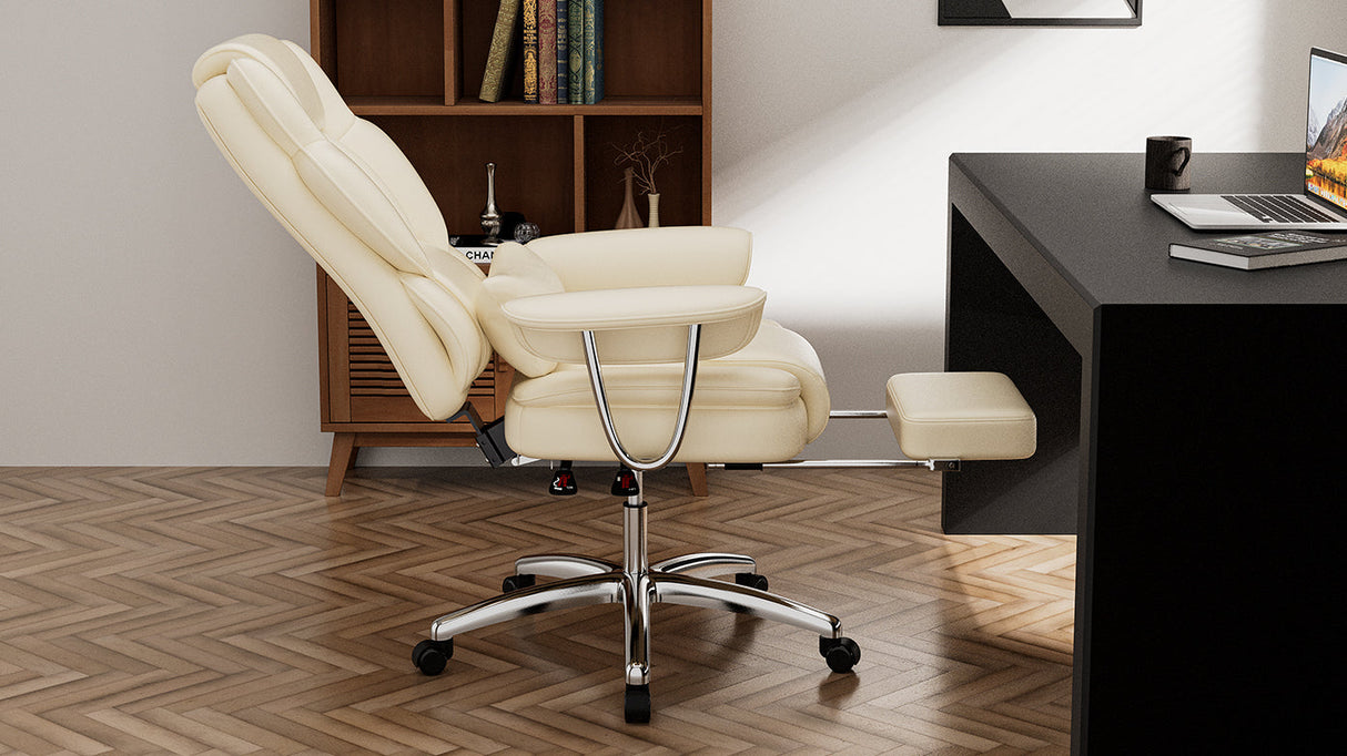 Big and Tall Executive Office Chair with Footrest