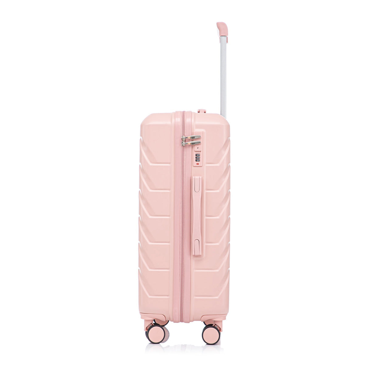 Set of 3 ABS Spinner Wheel Luggage - Pink