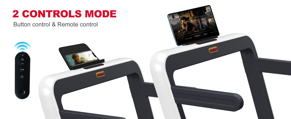 2 in 1 Under Desk Treadmill 2.5HP Folding Electric Walking Jogging Machine