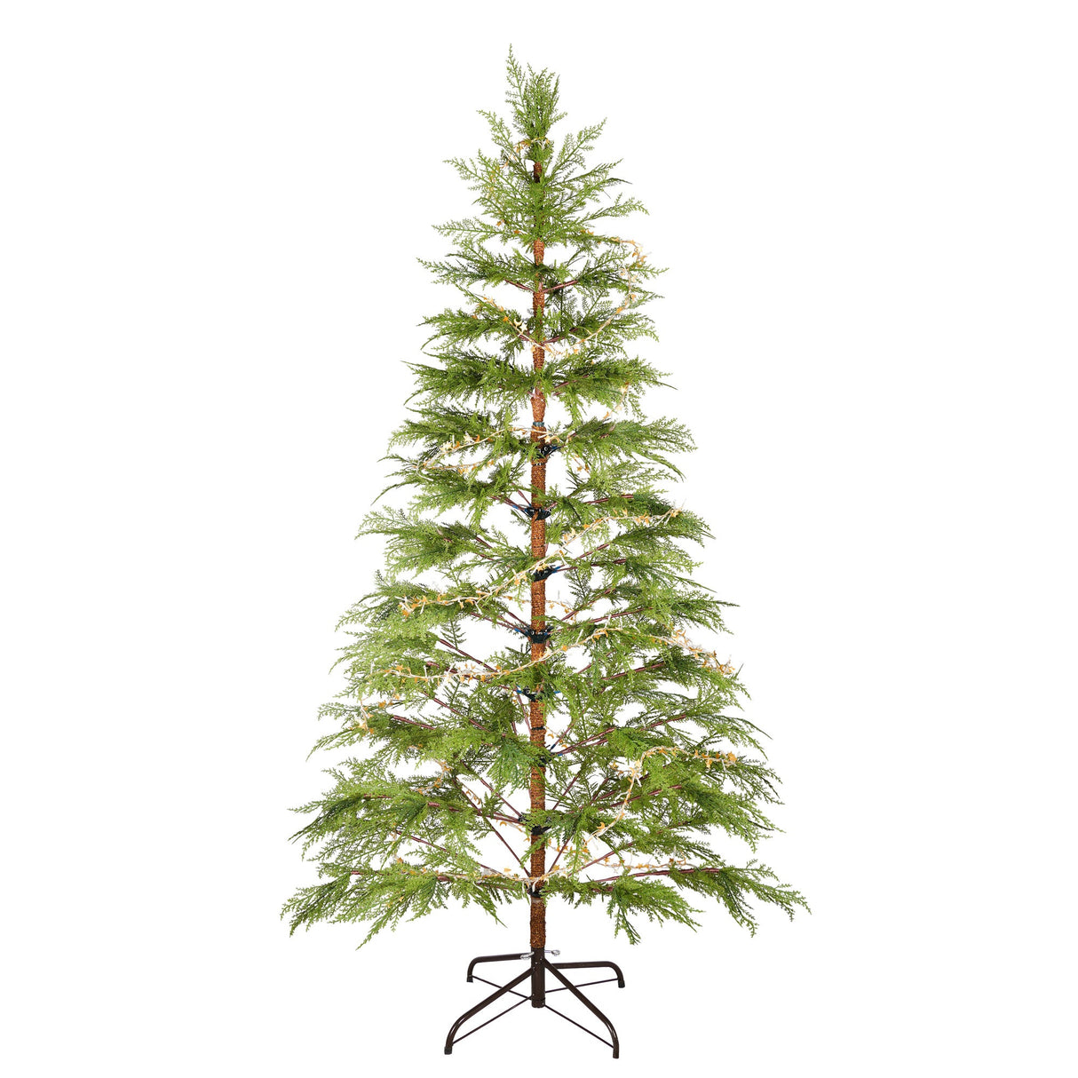 6 Feet Artificial Full Christmas Tree with LED Lights