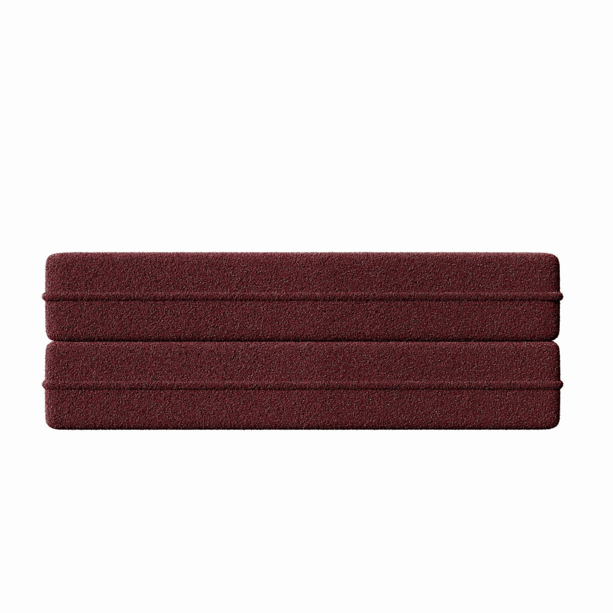 Modern Floor Sofa, With 2 Pillows, Convertible Teddy Fabric Foam Filled Bed