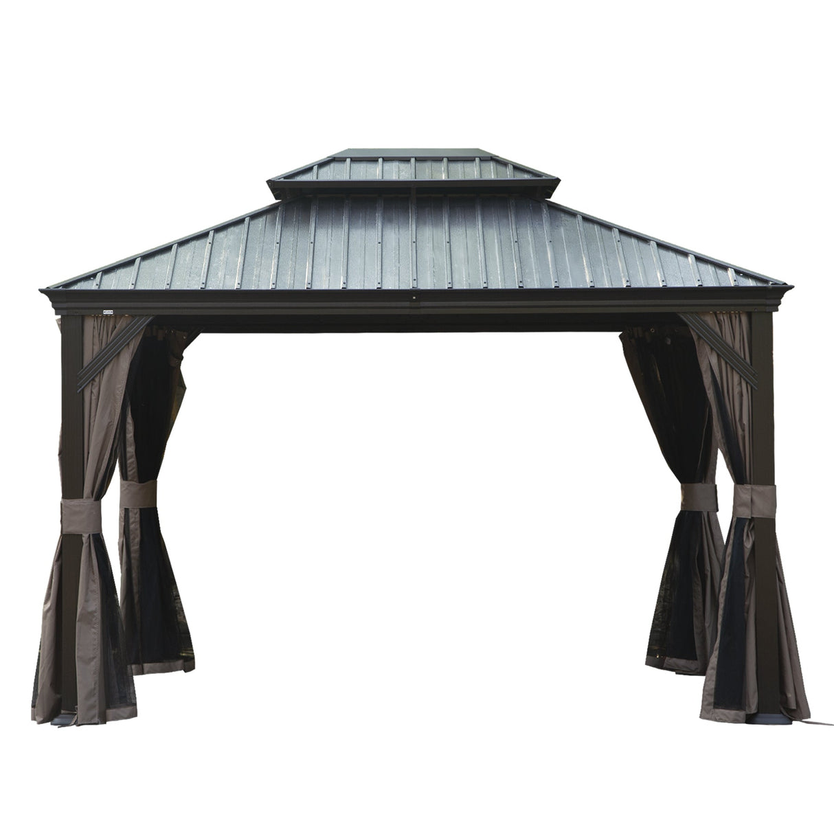12' X 14' Hardtop Gazebo With Drainage System