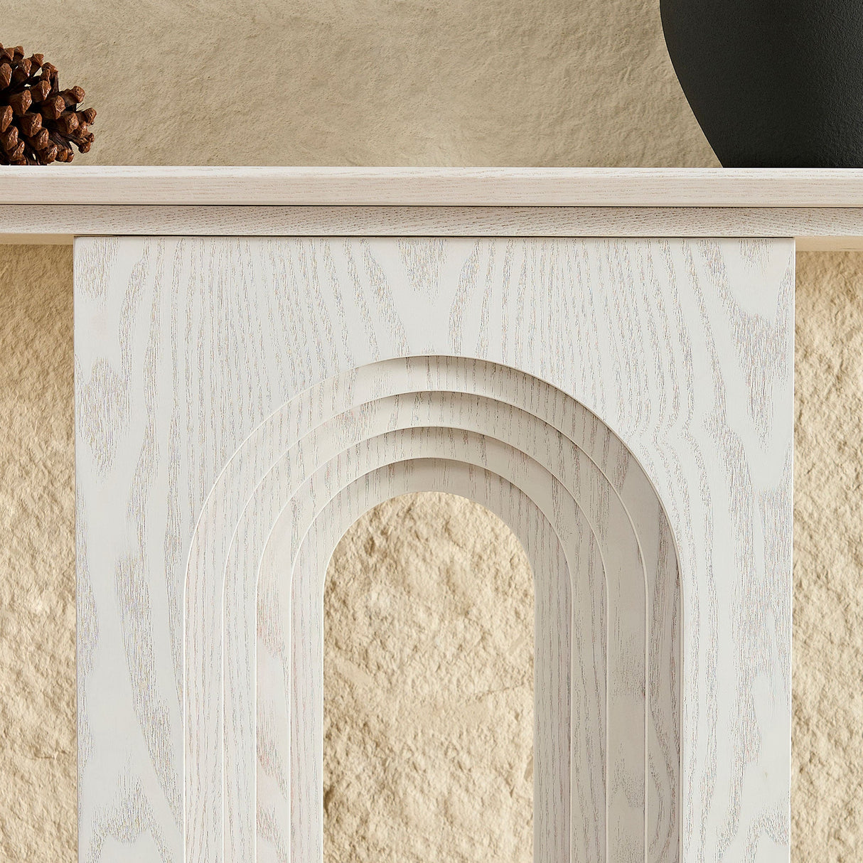 47.24 Inch Entryway Table with Unique Loopback Design