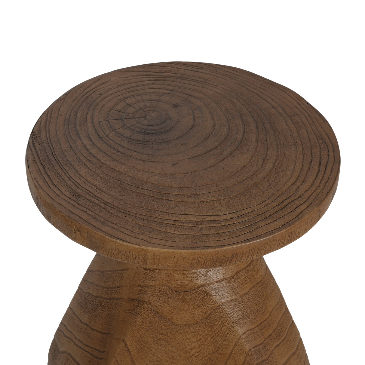 Patti Outdoor Patio MGO Wood Side Table