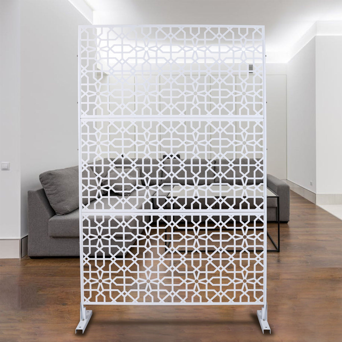 Outdoor & Indoor Metal Freestanding Decorative Privacy Screen