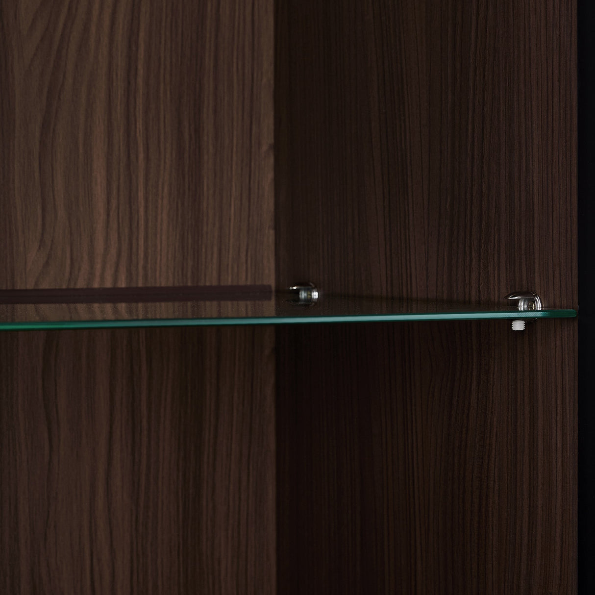 Modern Minimalist 51.2'' Tall Lighted Display Cabinet with Tempered Glass