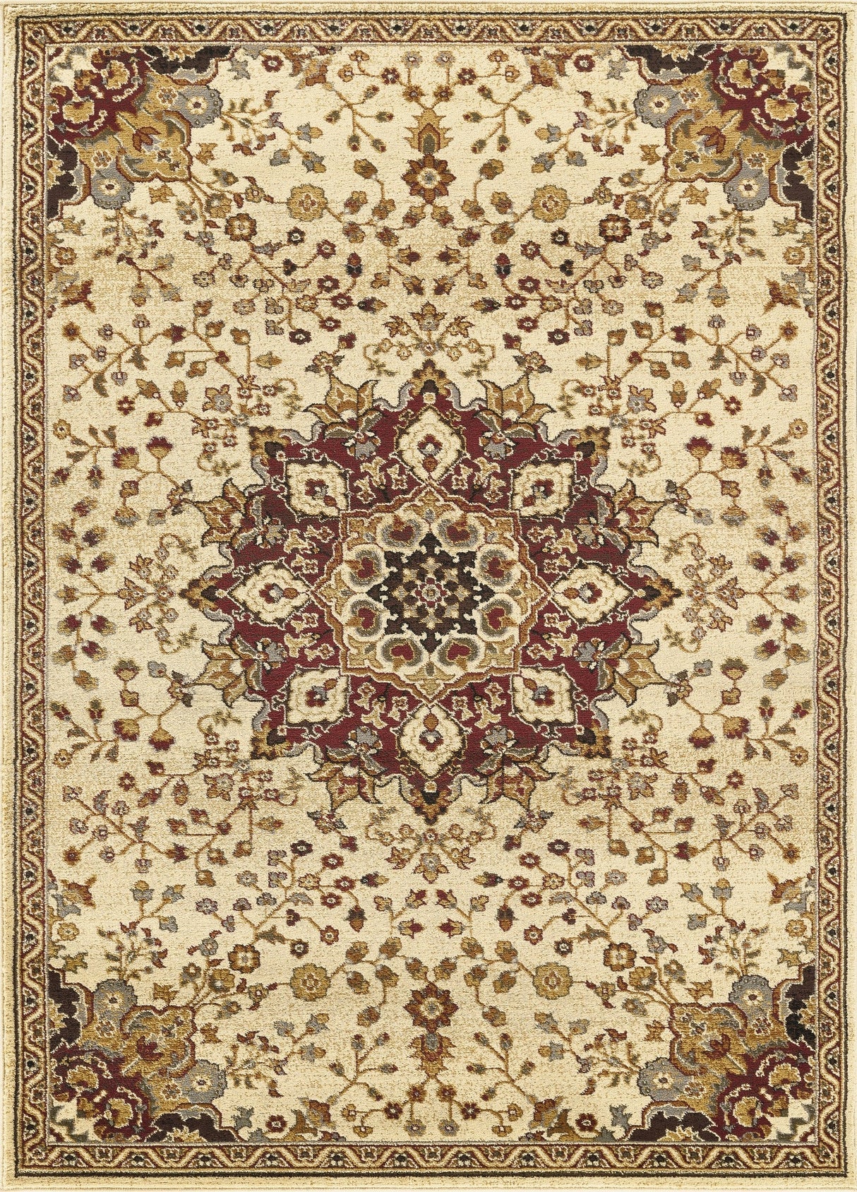 Classic GC_VIN5014 Cream Area Rug