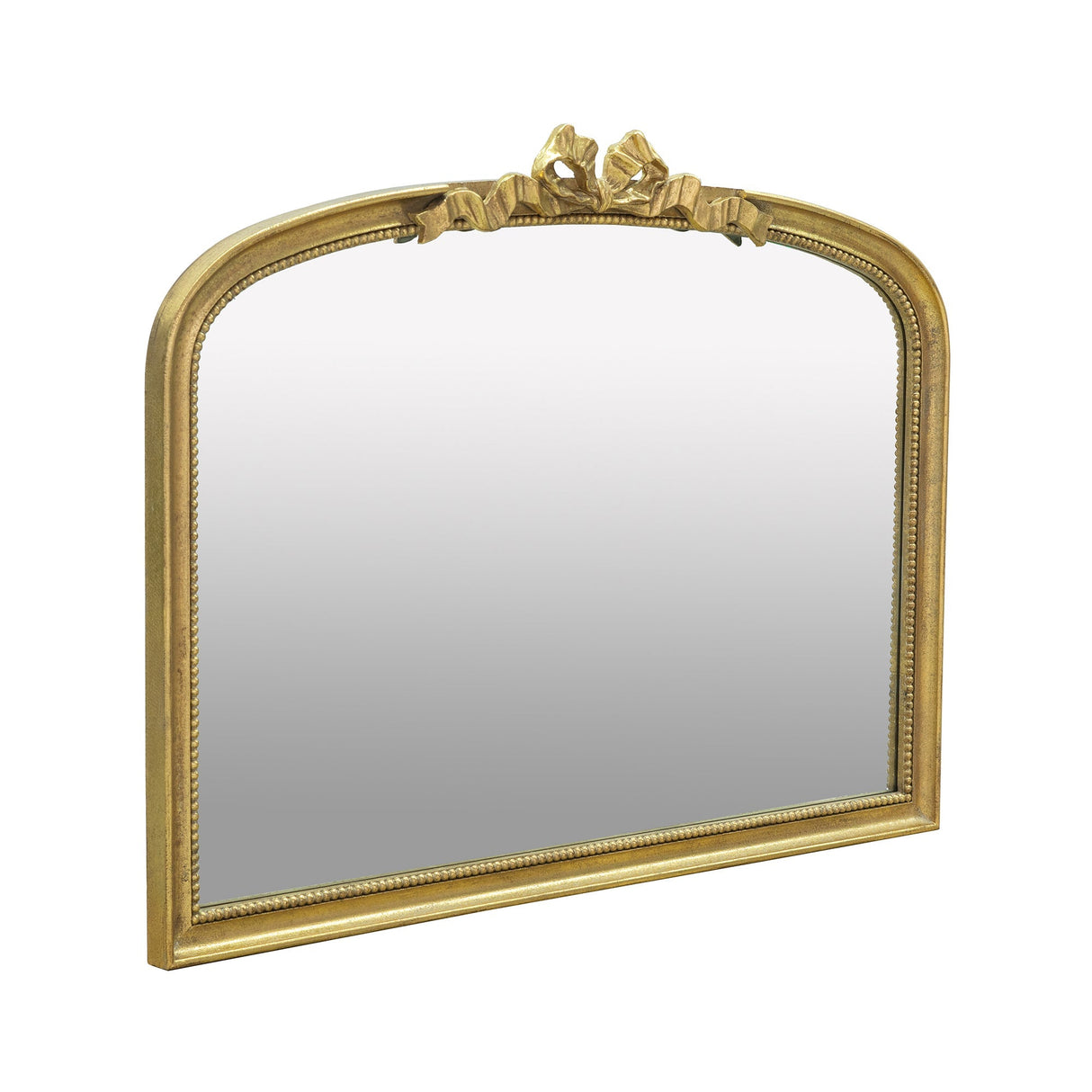 40.2' x 29.9' Baroque Style Gold Arch Mirror