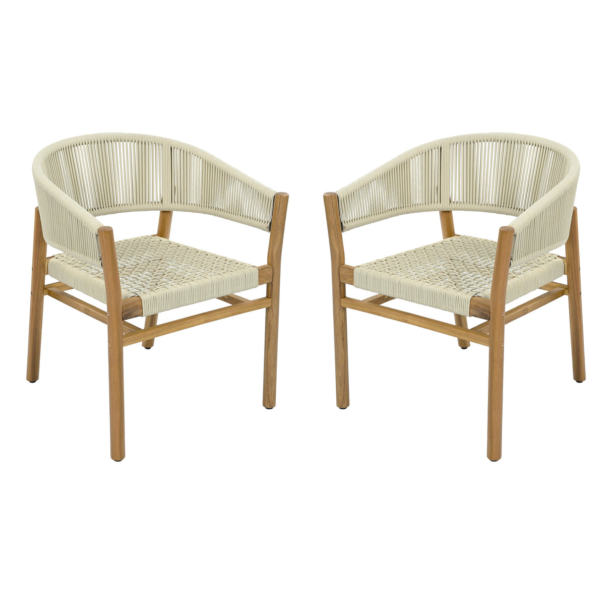 Outdoor Accent Chair Set - 2 Person Seating Group