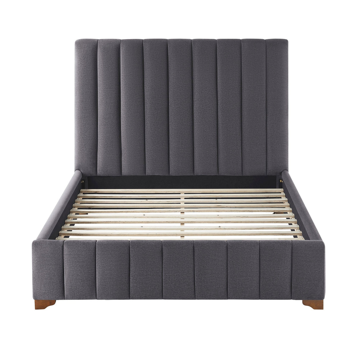 Upholstered Wingback Bed