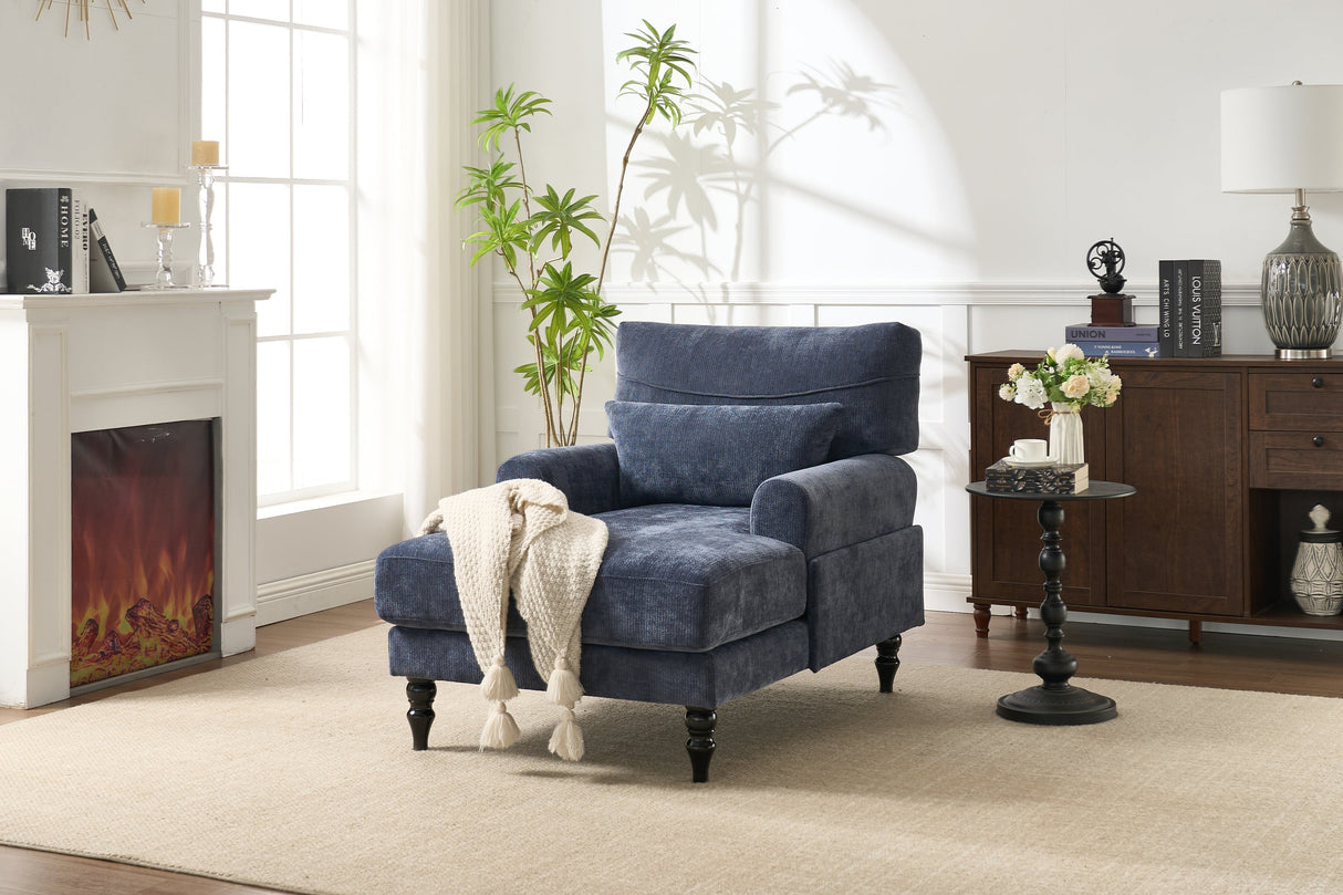 Modern Chaise Lounge Upholstered Indoor Recliner