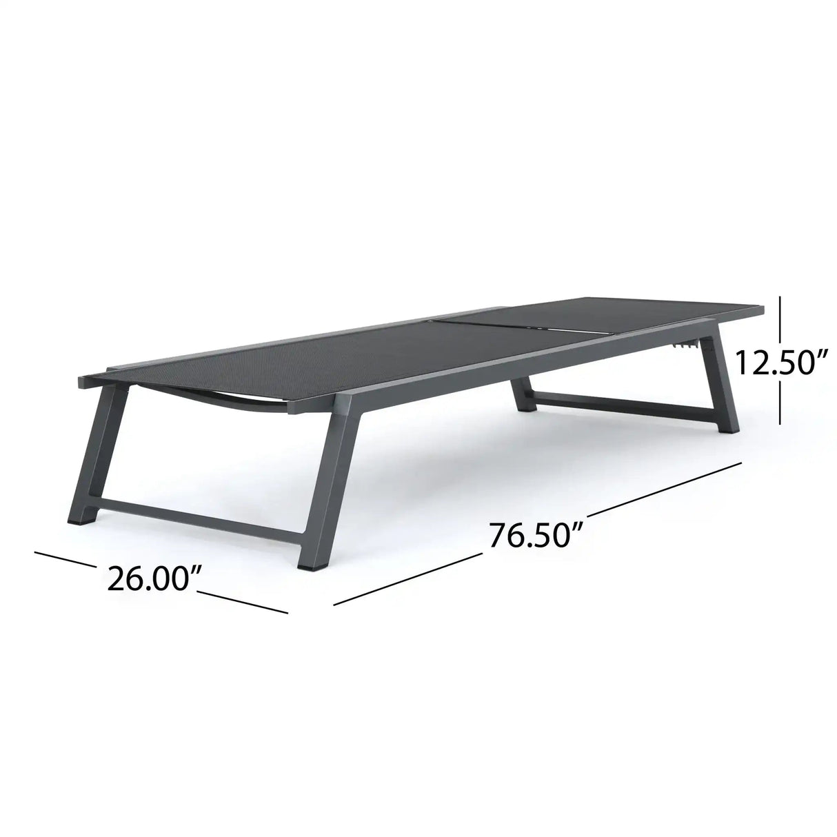 Myers Modern Chaise Lounge Set With Adjustable Back