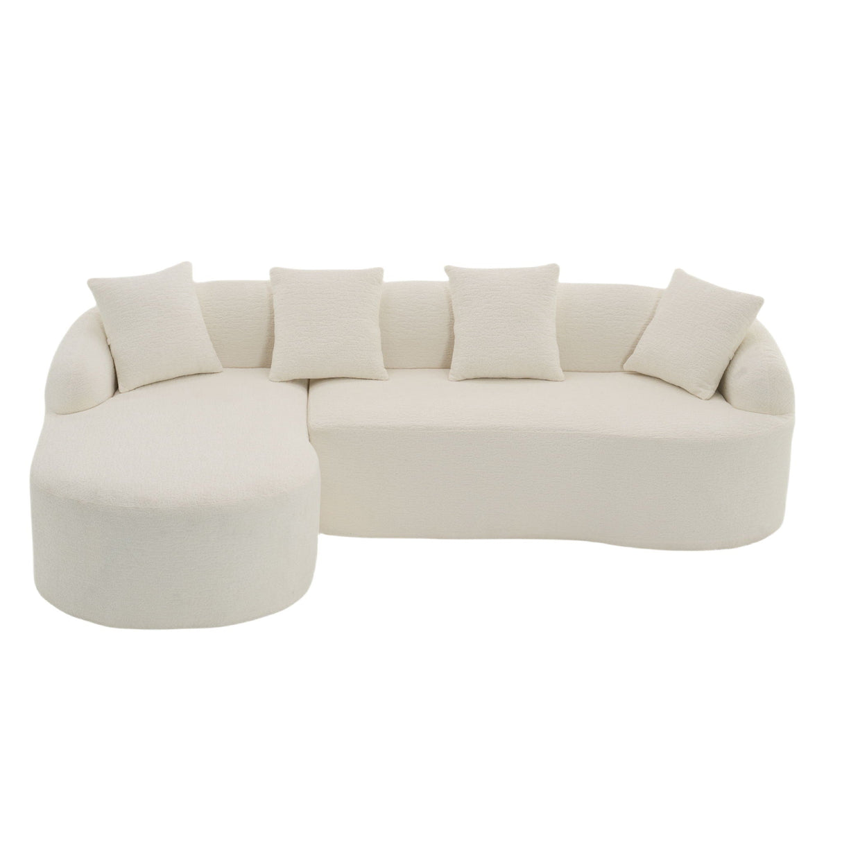 Combined Sofa With 4 Pillows