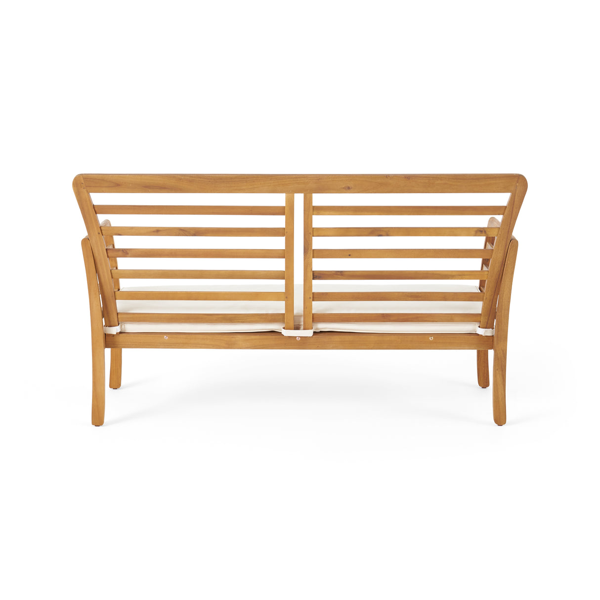 Outdoor caydon love seat, cream