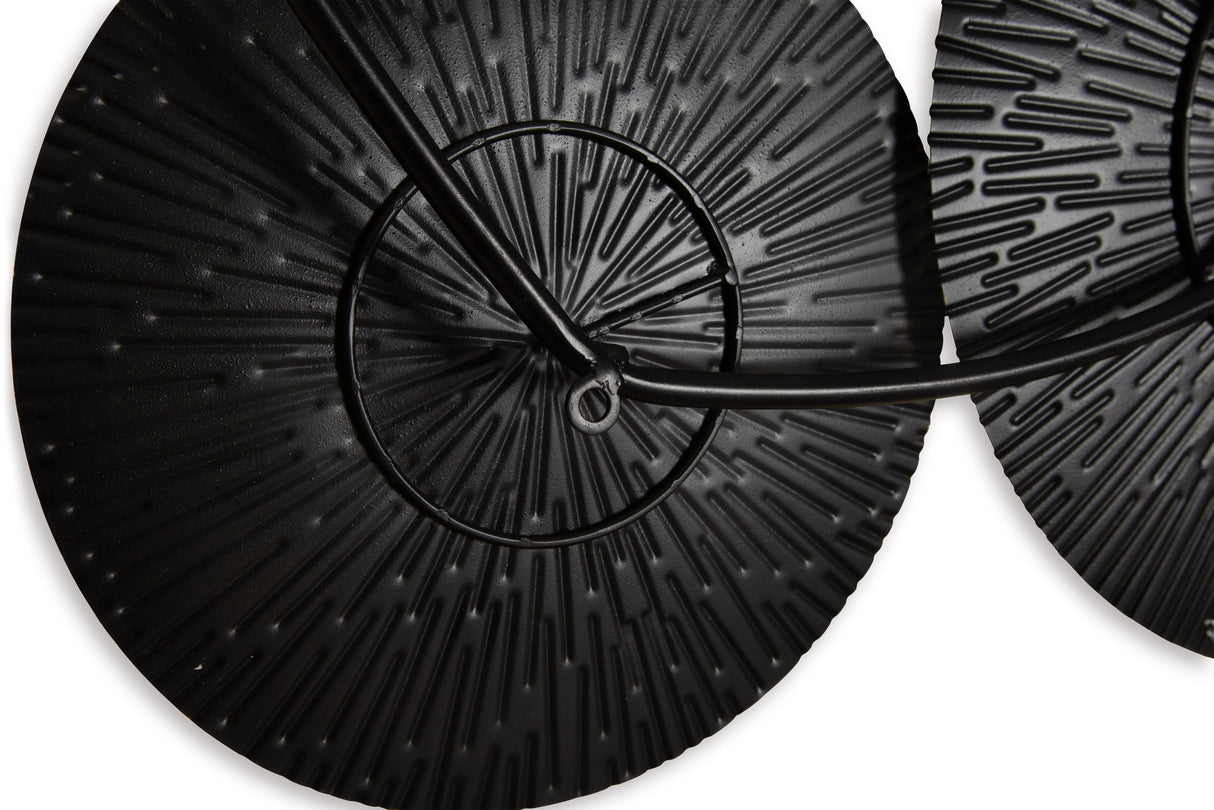 Rhetlen - Wall Decor - Black / Gold Finish
