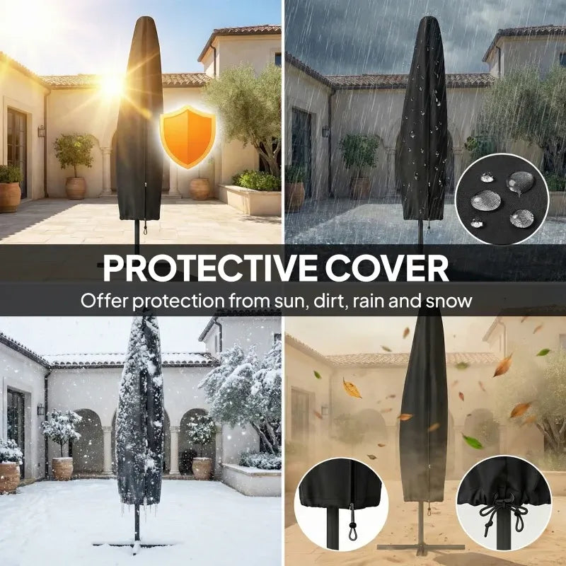 Outdoor Hanging Cantilever Umbrella