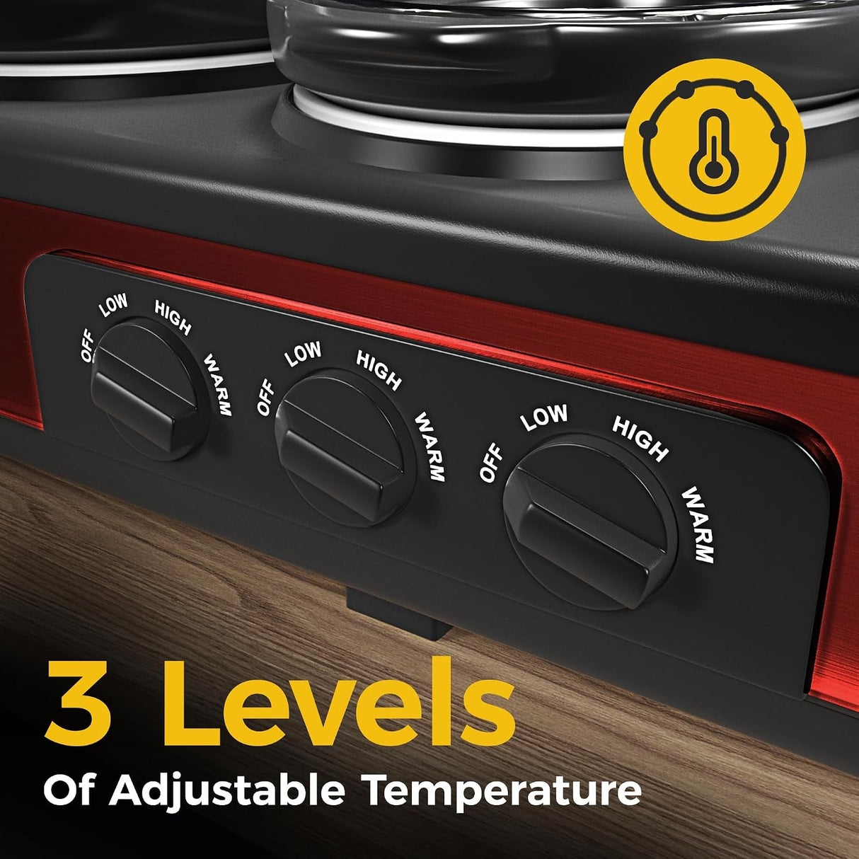 Triple Slow Cooker, Buffet Food Warmer