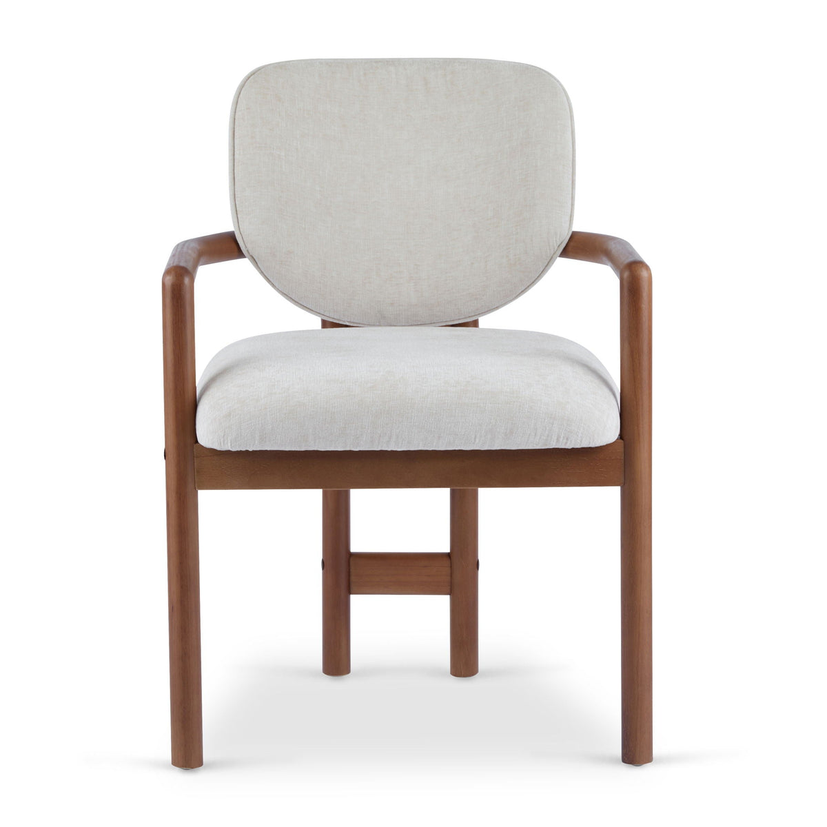 Upholstered Arm Dining Chairs (Set of 2)
