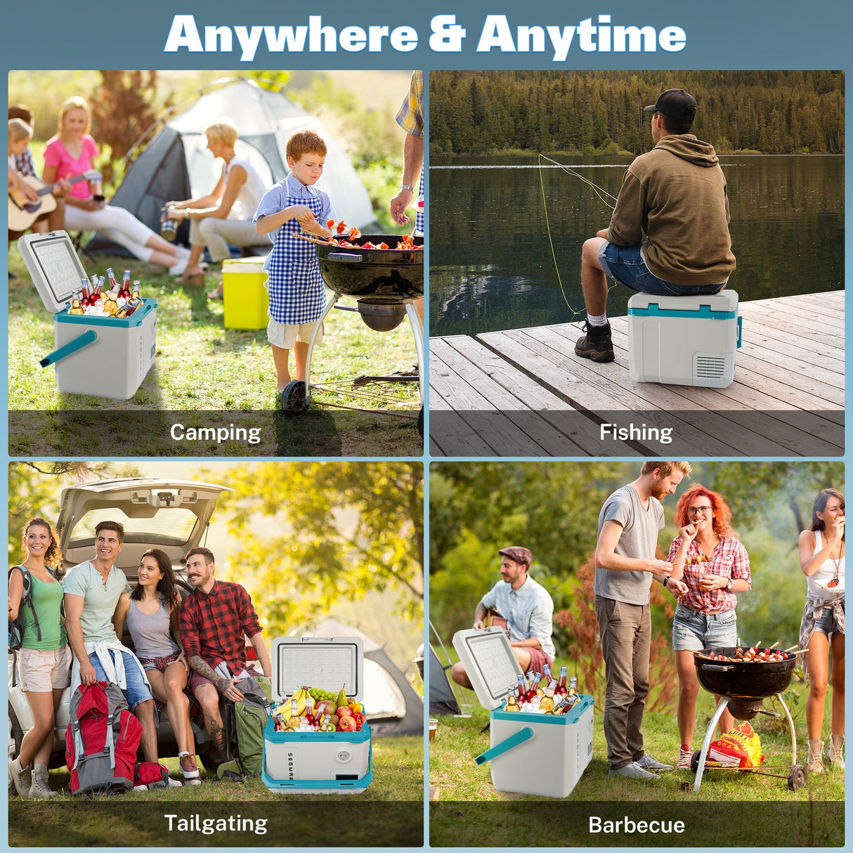 MC20 Portable Car Fridge (45W 19L) for Camping
