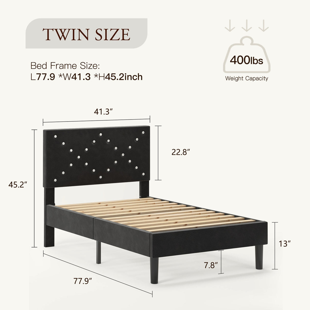 Upholstered Platform Bed