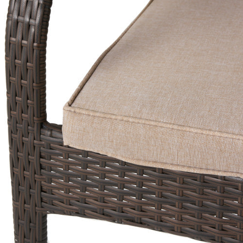 Outdoor Wicker Chairs, 56225.00CHRBRN KD, 4pcs