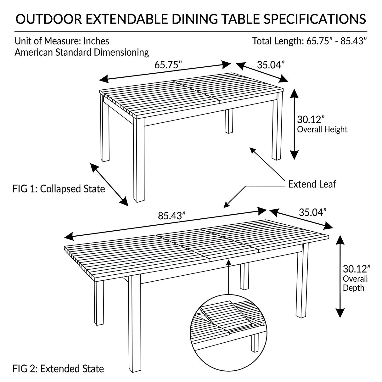 7 Pieces Acacia Wood Outdoor Dining Set with Cushions