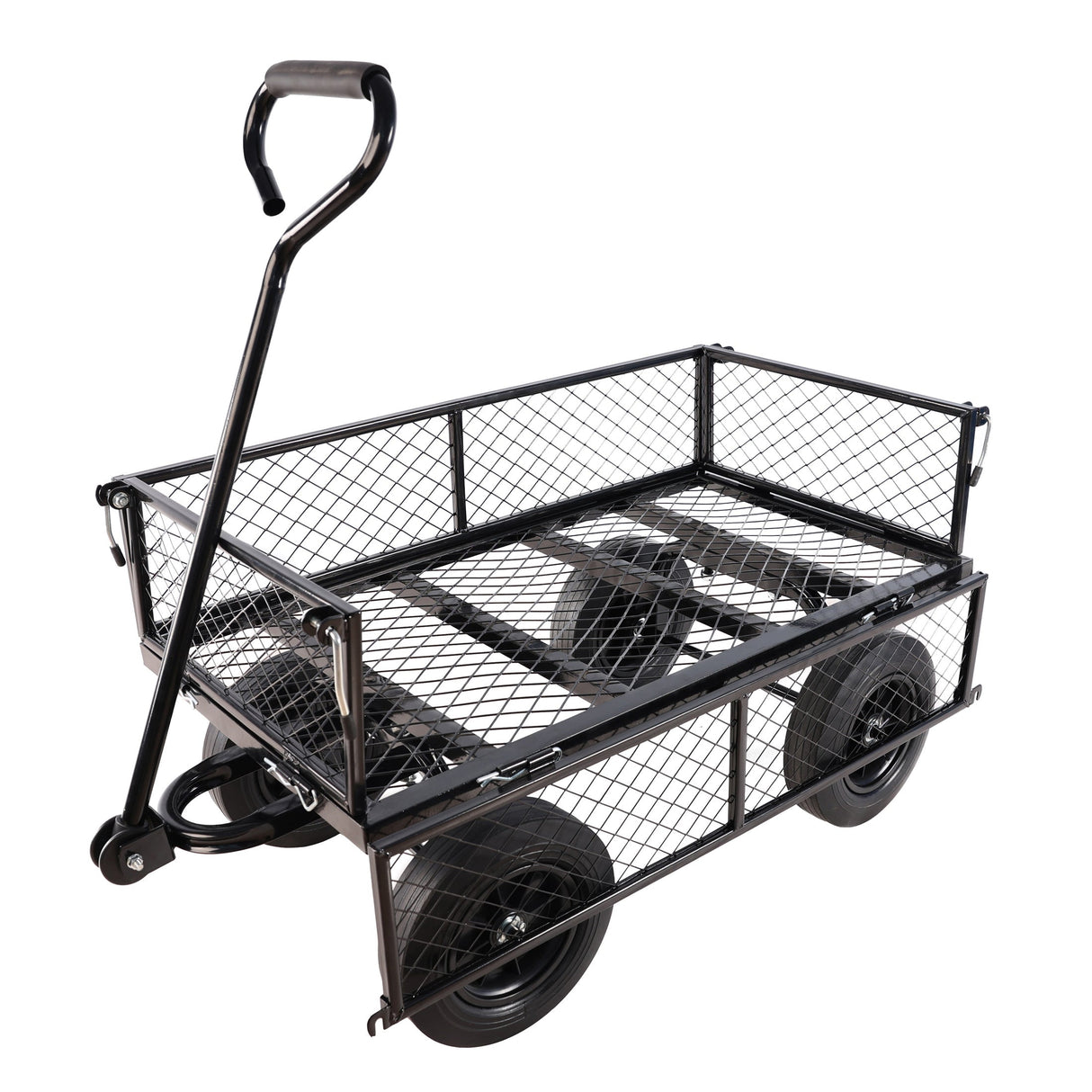 Solid Wheels Garden Cart Wagon