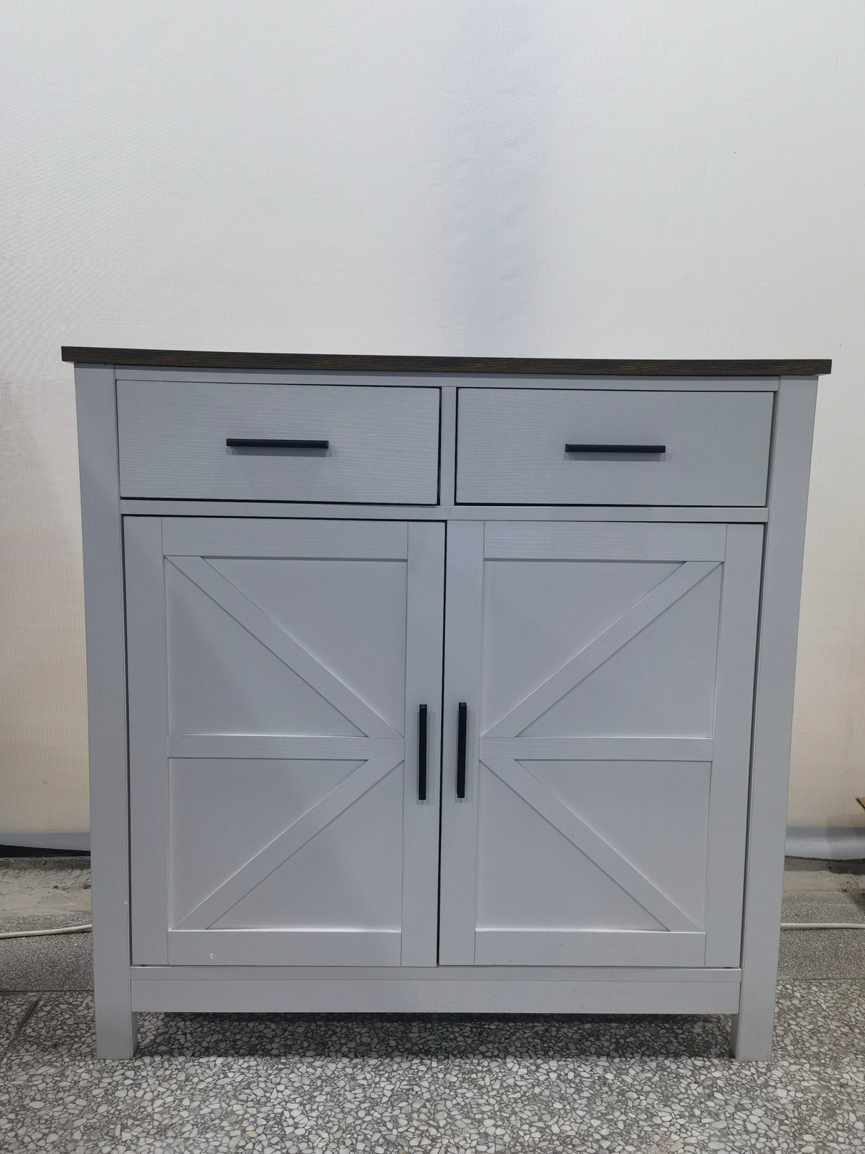 Modern Farmhouse Kitchen Storage Cabinet