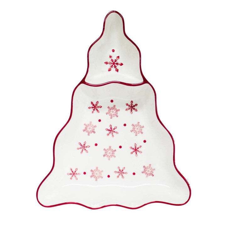Winterfest Chip and Dip Tree Platter