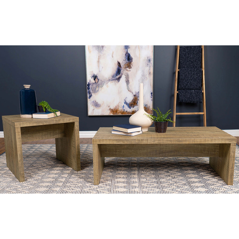 Brianna Mango Rectangular Engineered Wood Coffee Table