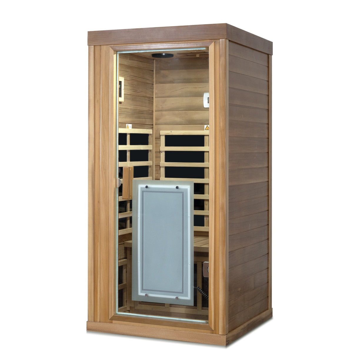 One person Far infrared red cedar standard indoor sauna room