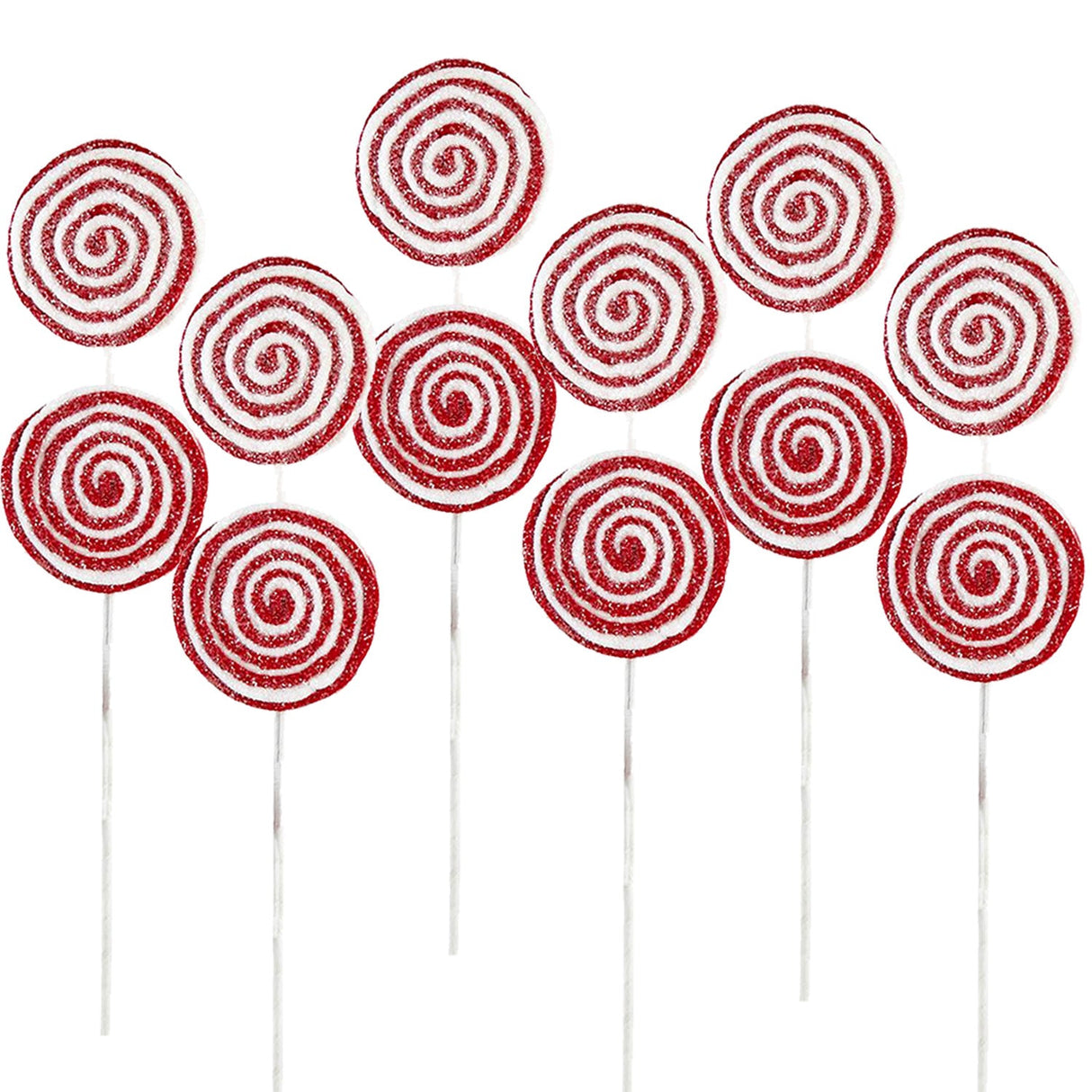 19x7" Iced Lollipop Spray - Set of 6