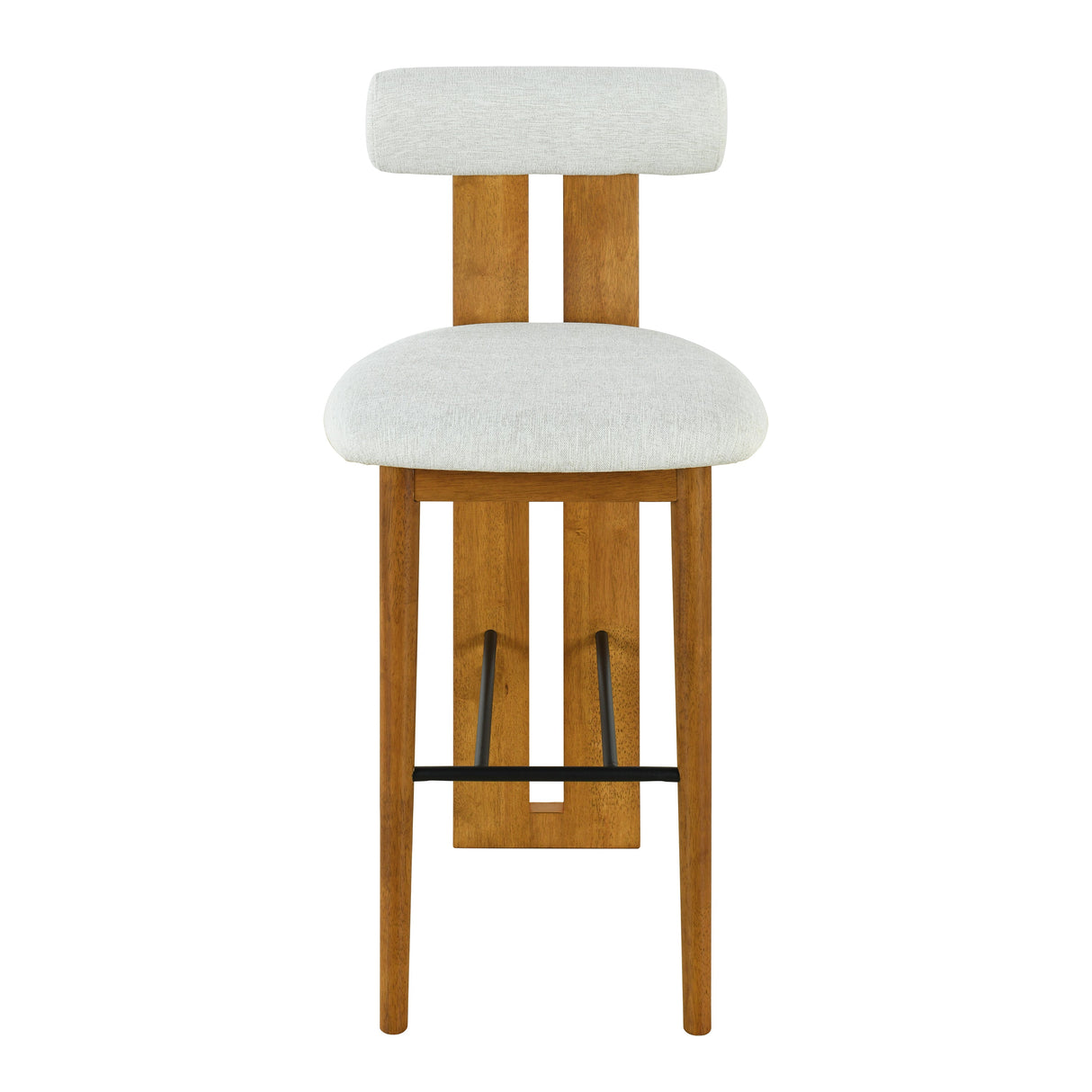 Renee Indoor Wooden Upholstered Barstool