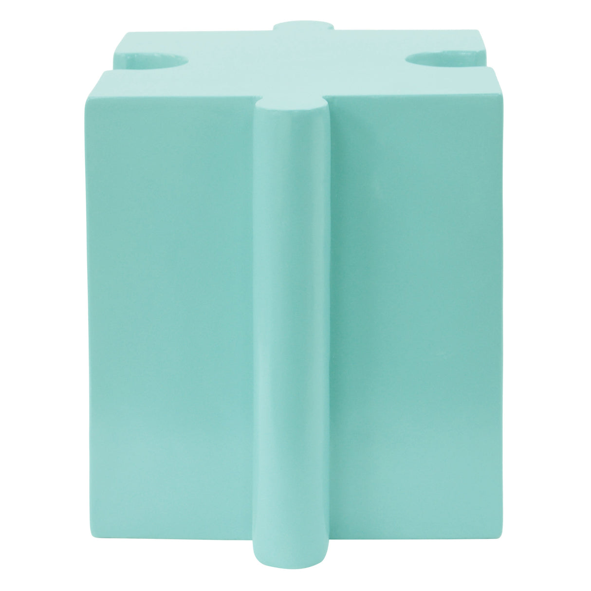 3-Piece Artistic Puzzle Table Set, Modular MGO Side Tables with Interlocking Design