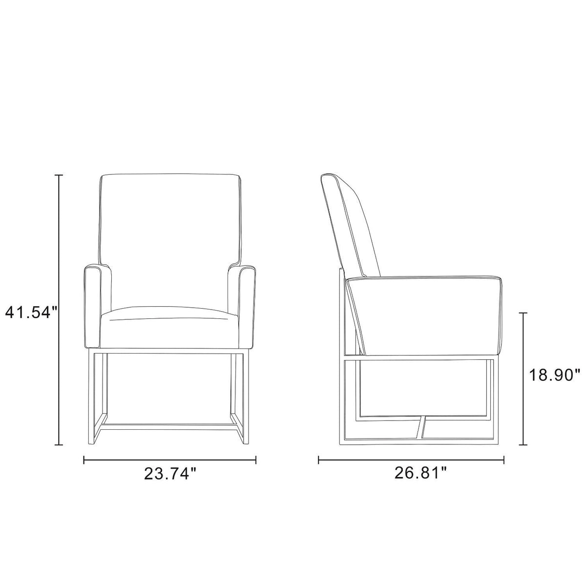 Element - Dining Arm Chair