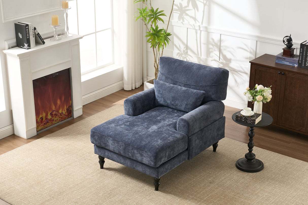 Modern Chaise Lounge Upholstered Indoor Recliner