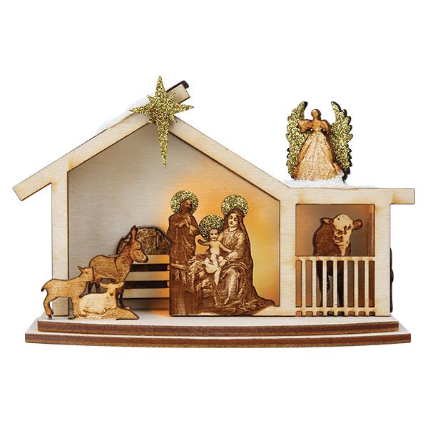 Ginger Nativity Ornament