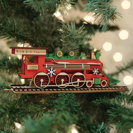 Santa's-NP-Express-Engine-Christmas-Ornaments