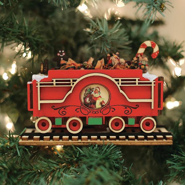 Santa's NP Express Tender Pre-Lit Holiday Train
