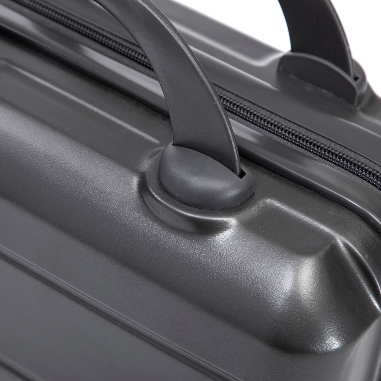 14"/20" 2 Pcs/Set ABS Spinner Wheel Luggage, Dark Gray