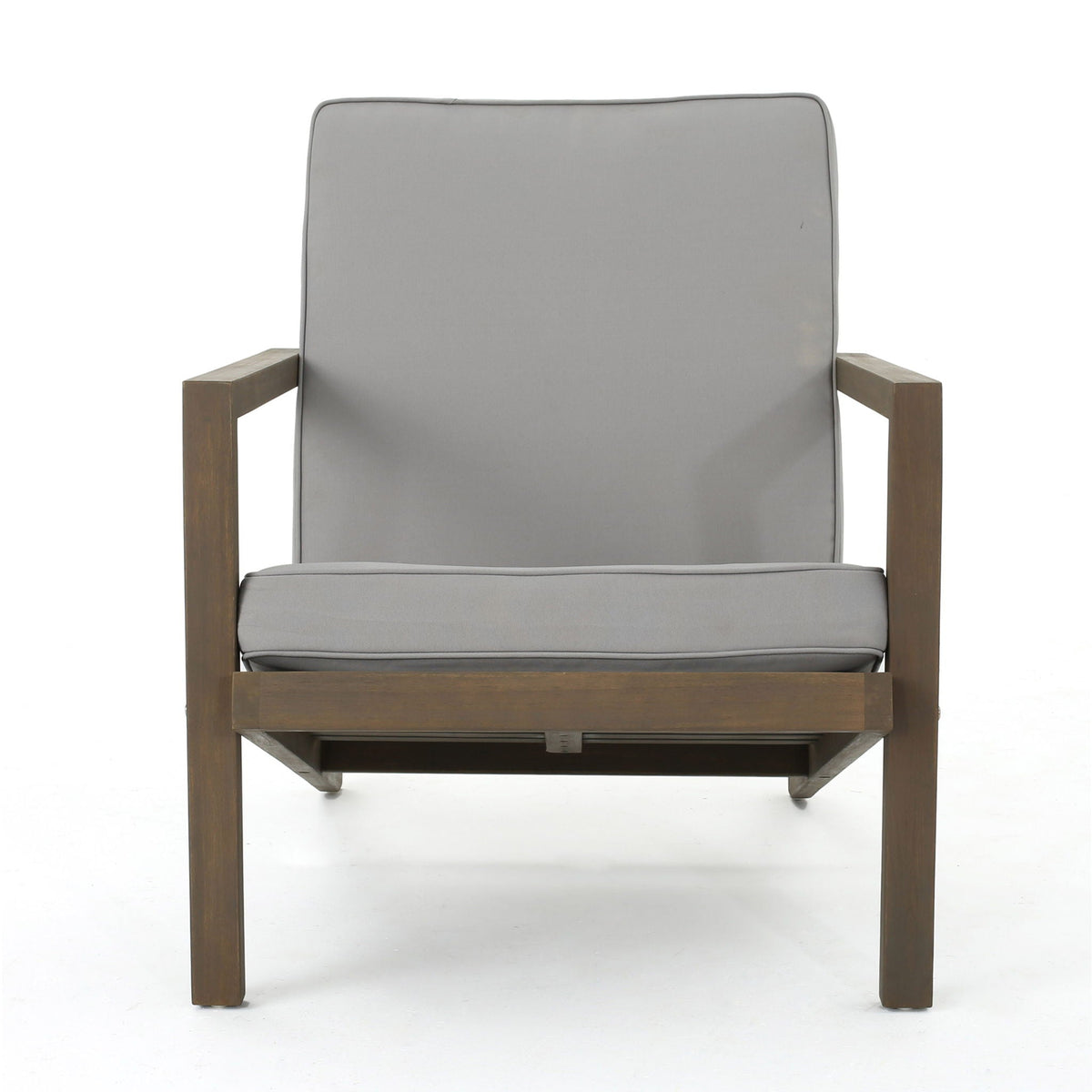 Celestaria - 3 Piece Outdoor Chat Set With Adirondack Chairs, Cushions And Side Table