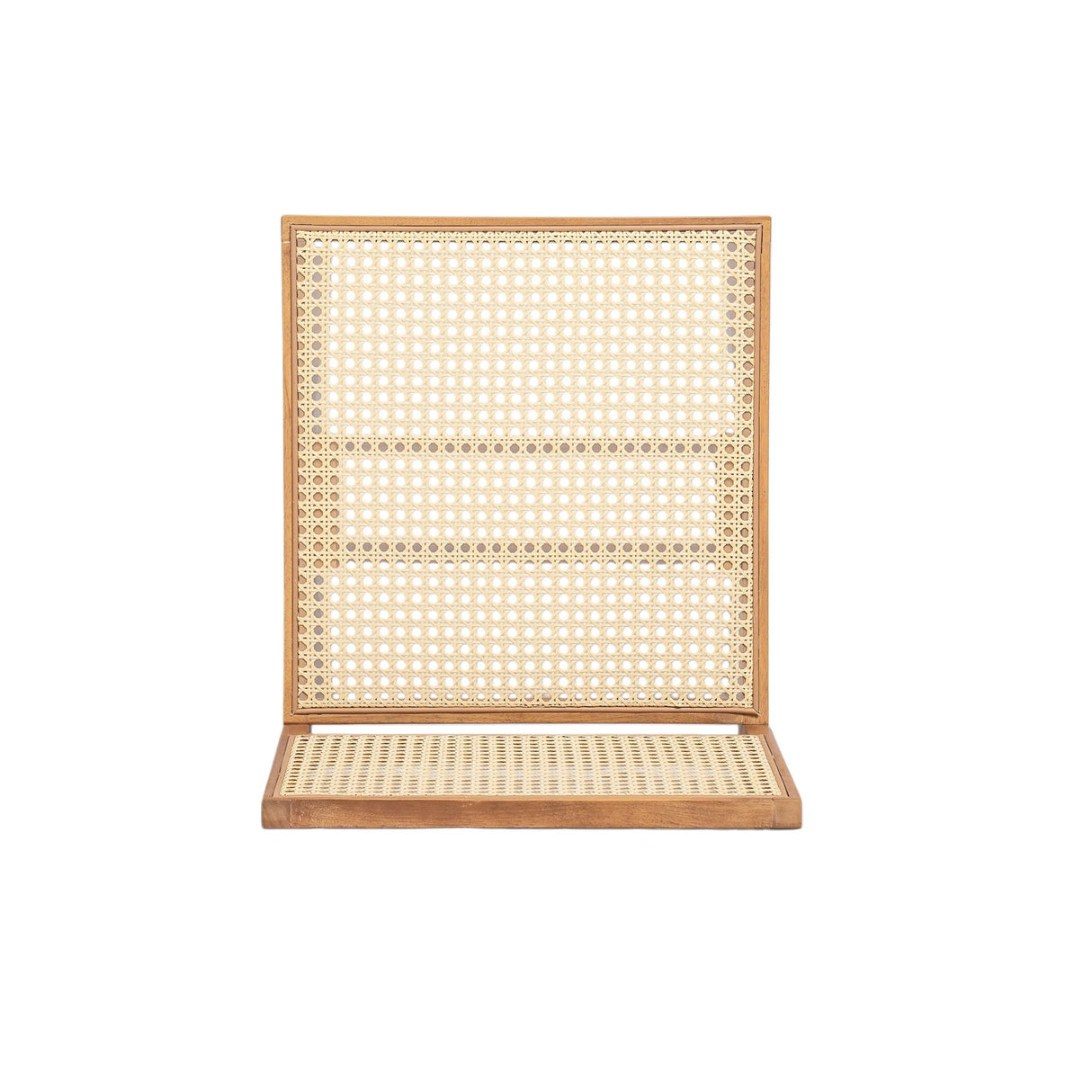 Chandigarh Dining Room Chairs with Natural Rattan (Set of 2)