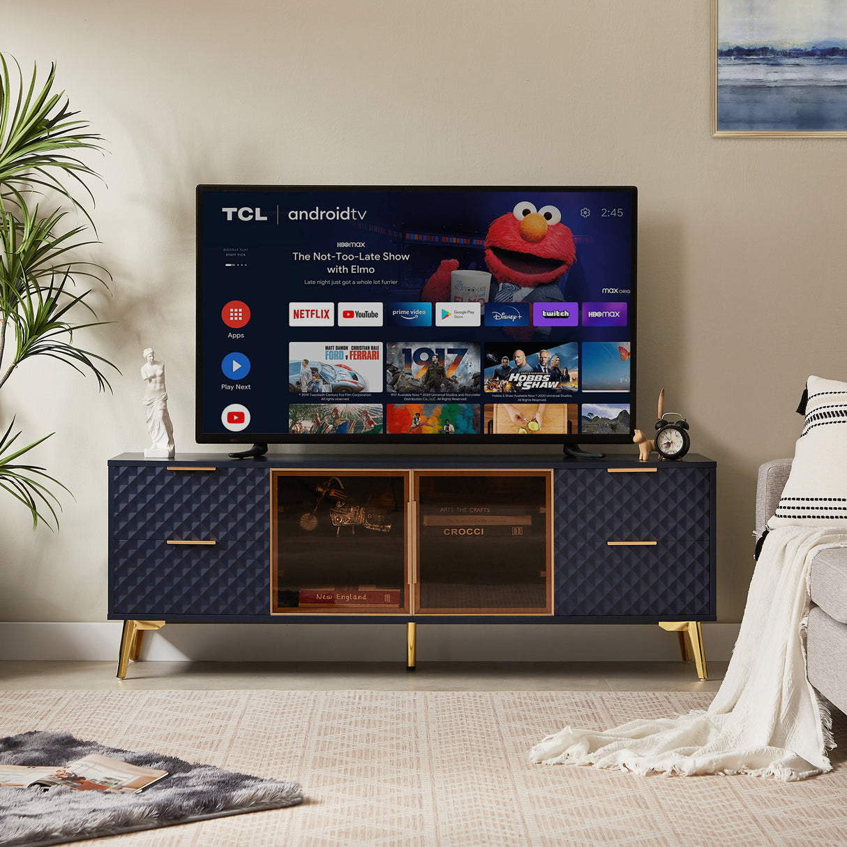 Deluxe-Sculpted-Modern-Fashion-Geometric-Style-TV-Stand-59.9'L-x-15.7'W-x-21.7'H-Entertainment-Centers-&-TV-Stands