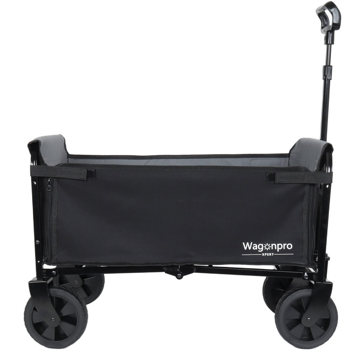 All-in-One Convertible Folding 4-Wheel Trolley with Bench Seat