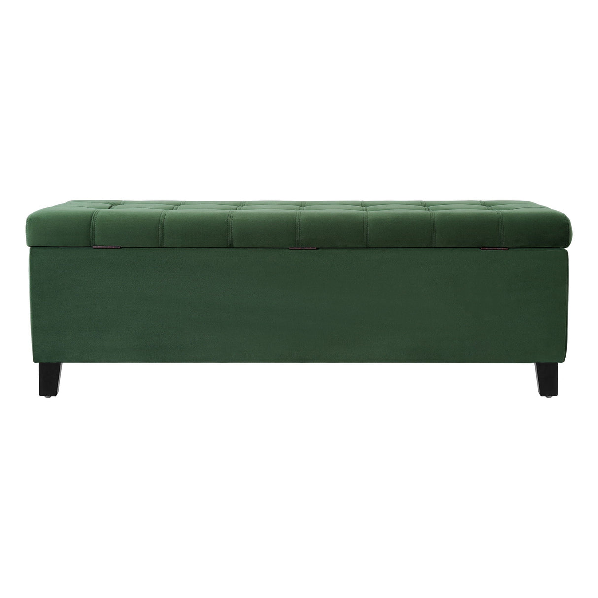 Upholstered Storage Ottoman Bench, Foot Rest For Bedroom